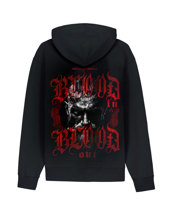 Honor Zip Hoodie Black