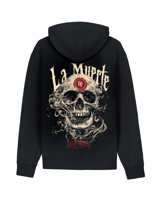 La Muerte Zip Hoodie Black