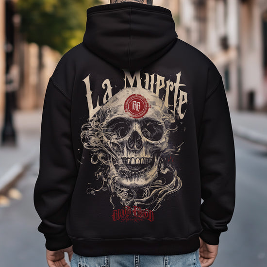 La Muerte Zip Hoodie Black