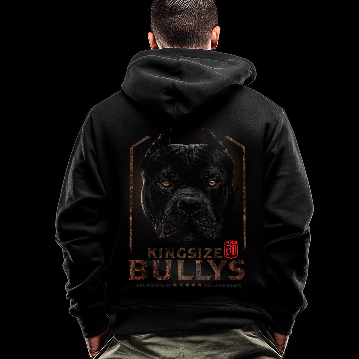 Dog Aventador Luxor Hoodie Black - Aneyone UG