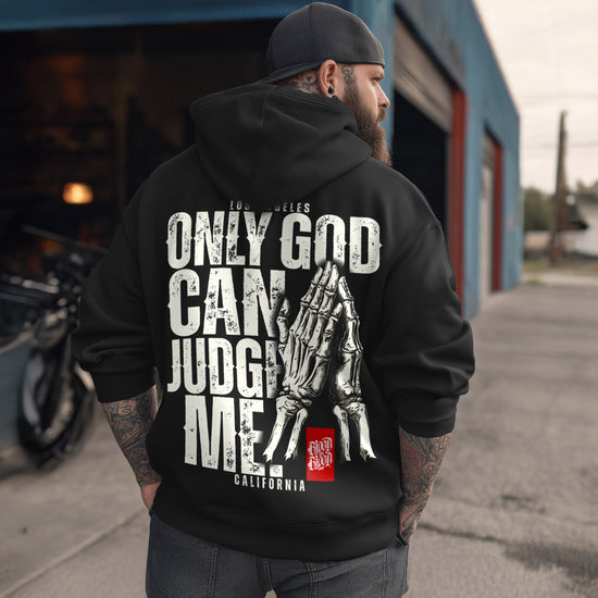 Can Judge Me Zip Hoodie Black