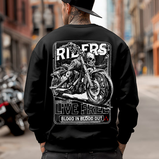 Live Free Sweatshirt Black