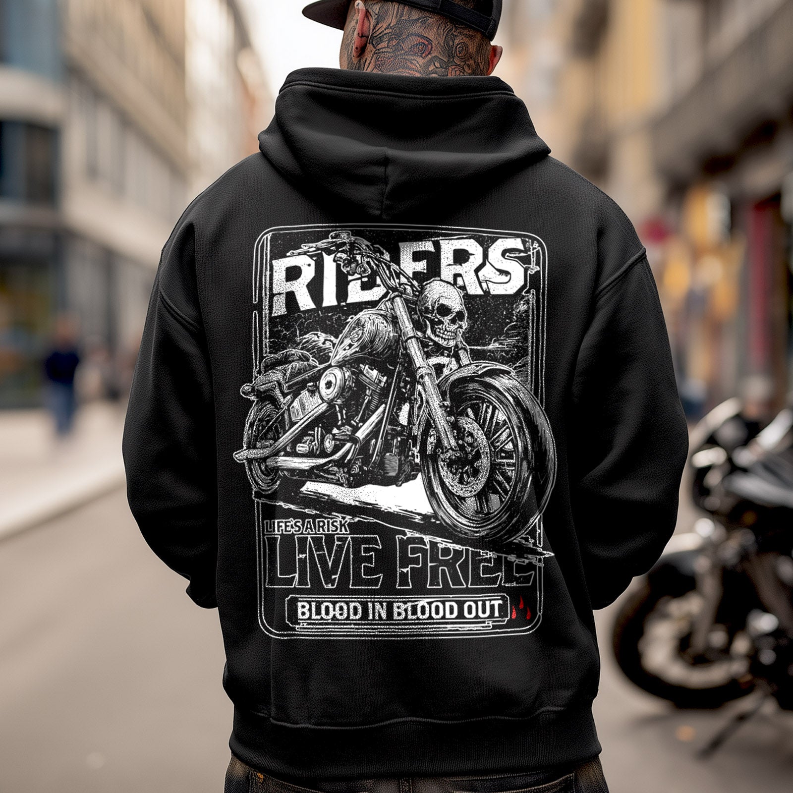 Live Free Hoodie Black - Aneyone UG