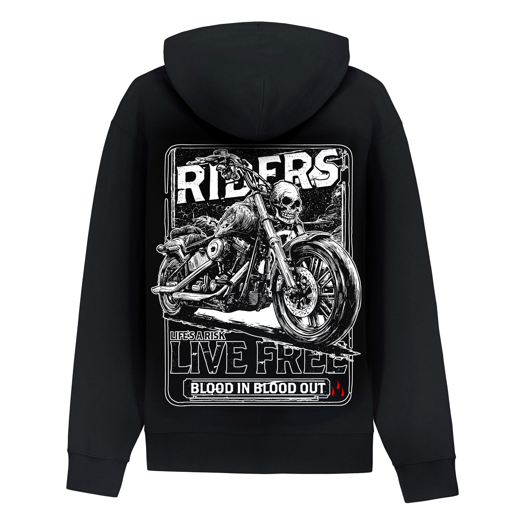 Live Free Hoodie Black - Aneyone UG