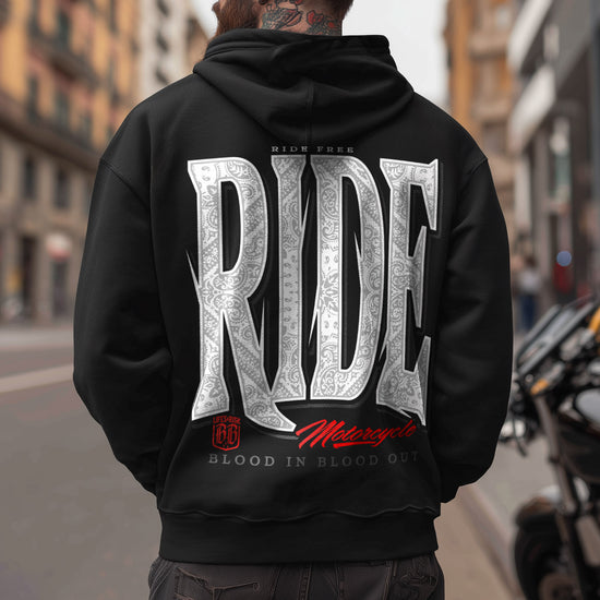 Ride Zip Hoodie Black