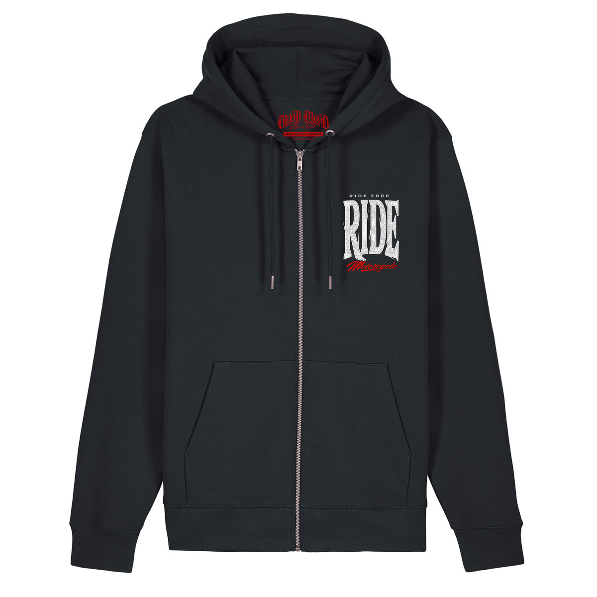 Ride Zip Hoodie Black - Aneyone UG