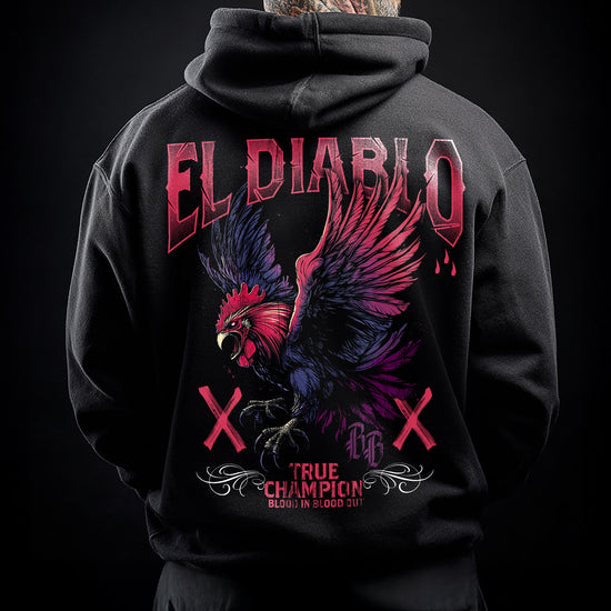 El Diablo Hoodie Black
