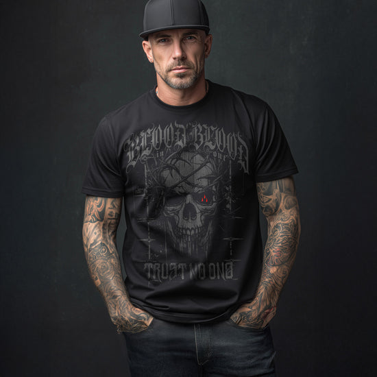 Grey Wire T-Shirt black