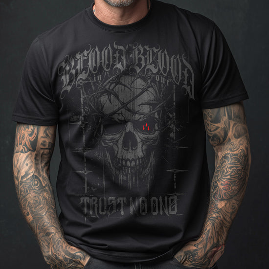 Grey Wire T-Shirt black