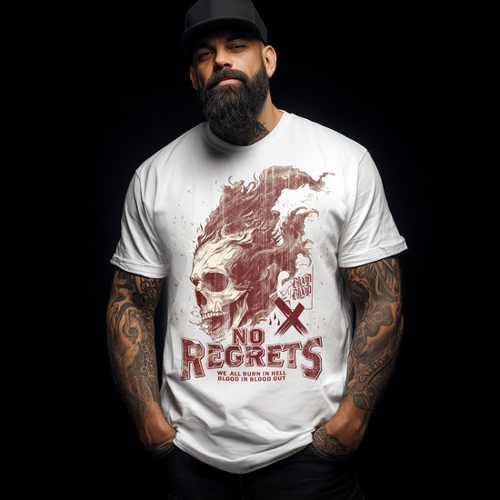 No Regrets T-Shirt white