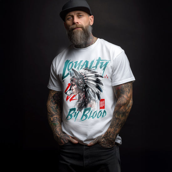 Loyalty by Blood T-Shirt white