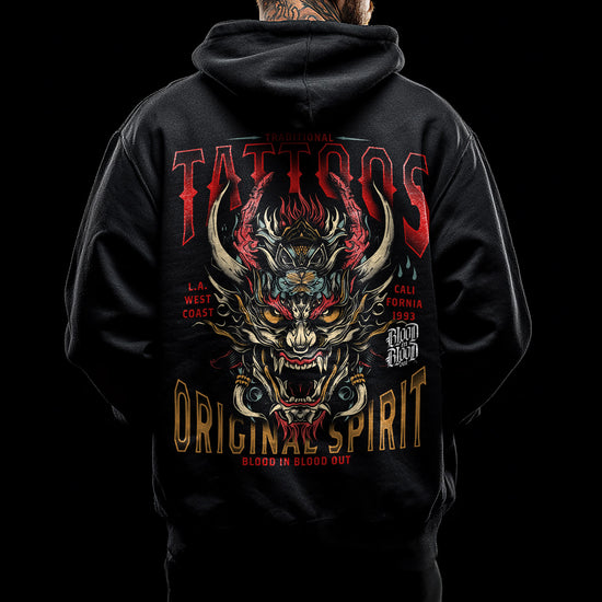 Tattoo Hoodie Black