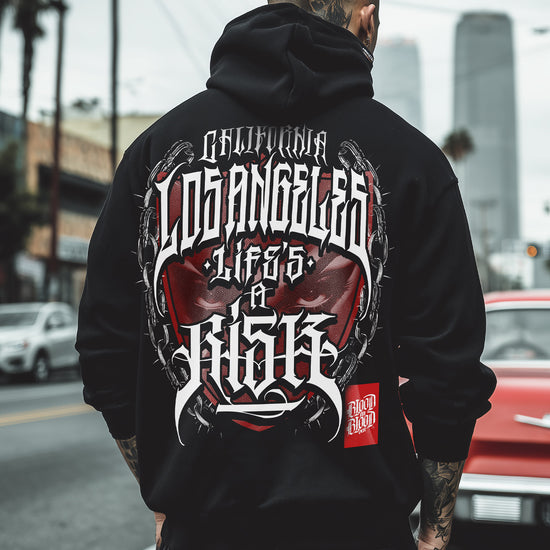 L.A. Letters Hoodie Black
