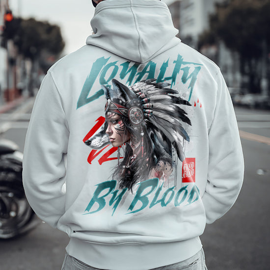Loyalty By Blood Hoodie White