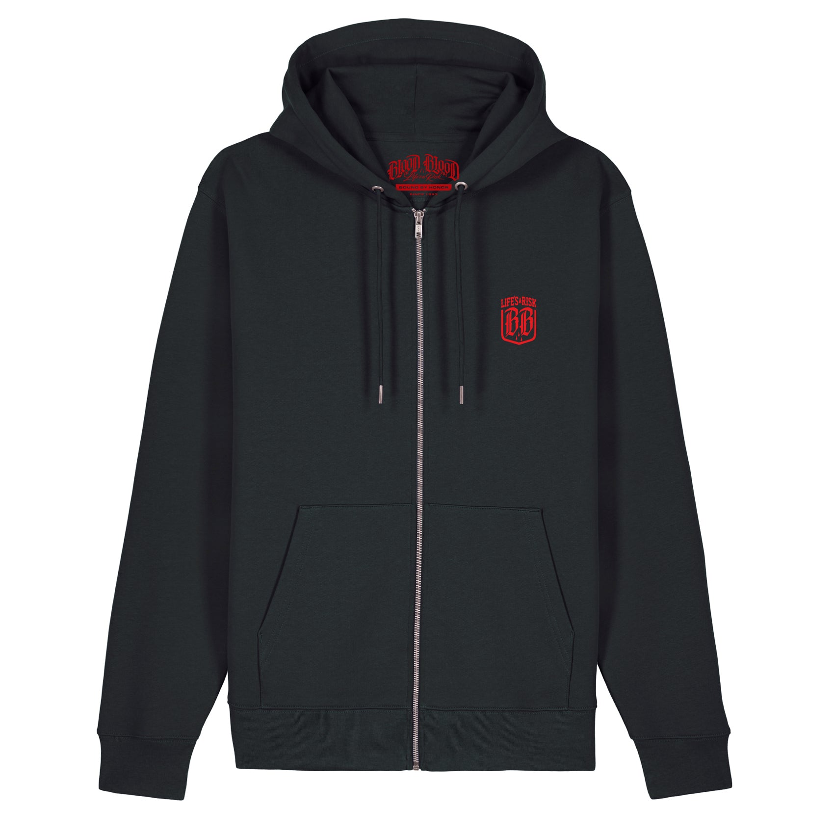 Dark Revenge Zip Hoodie Black - Aneyone UG