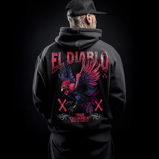 El Diablo Zip Hoodie Black
