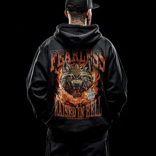 Fearless Zip Hoodie Black