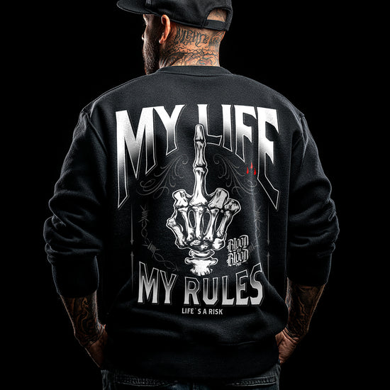 My Life Sweatshirt Black