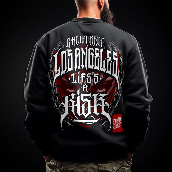 L.A. Letters Sweatshirt Black