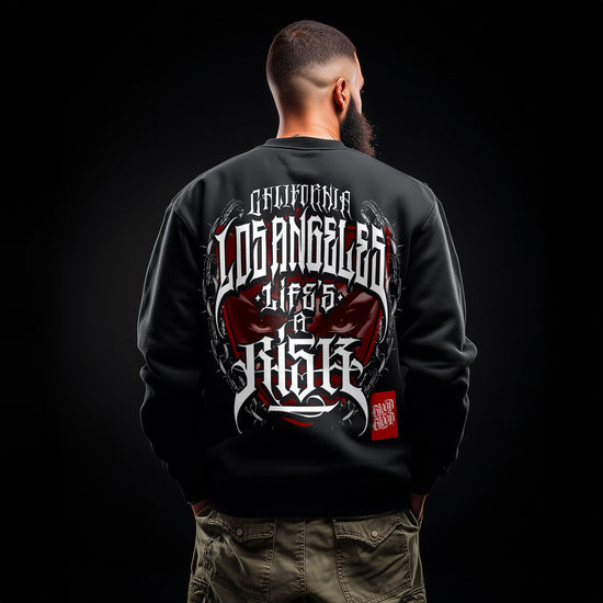 L.A. Letters Sweatshirt Black