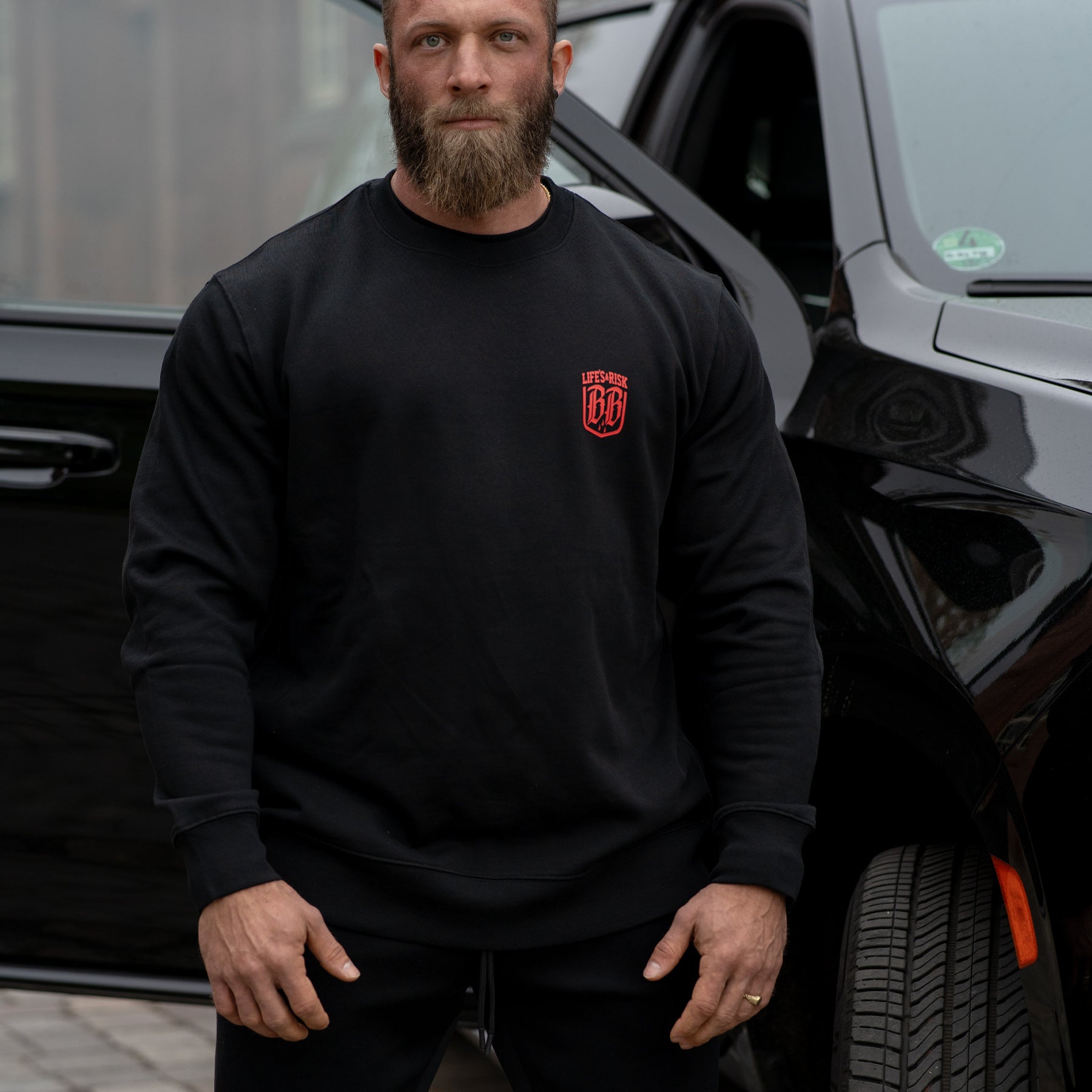 Black Skull Sweatshirt Black - Aneyone UG