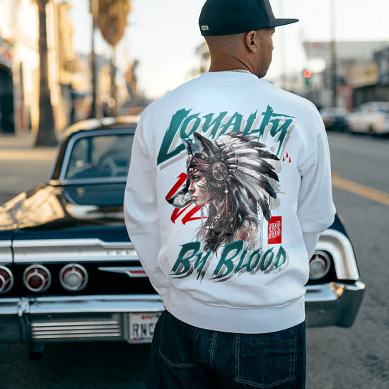 Loyalty By Blood Sweatshirt White