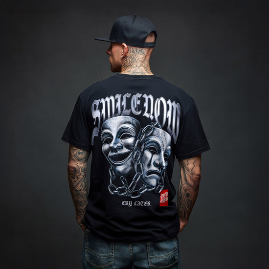 Cry Later T-Shirt black - Aneyone UG