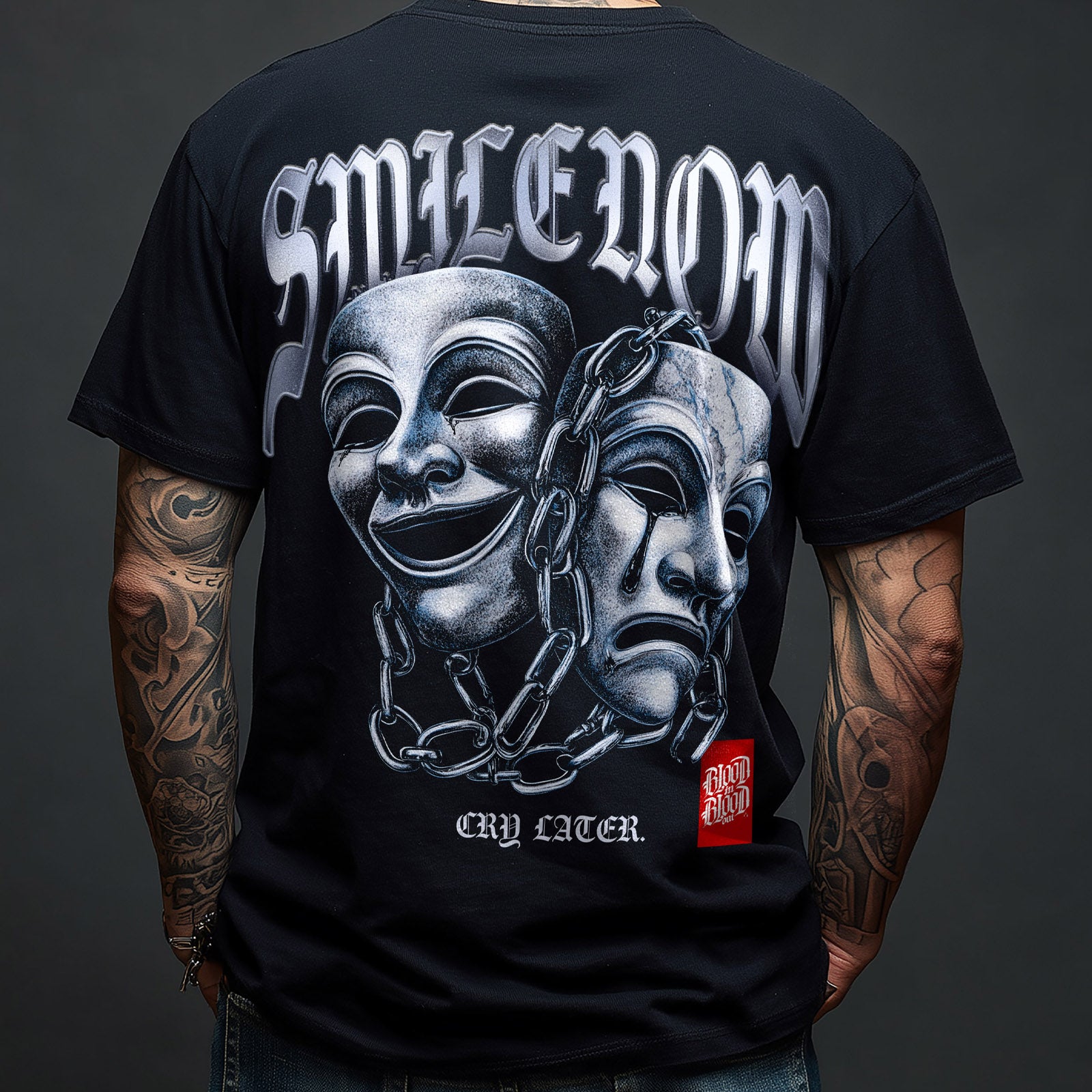 Cry Later T-Shirt black - Aneyone UG