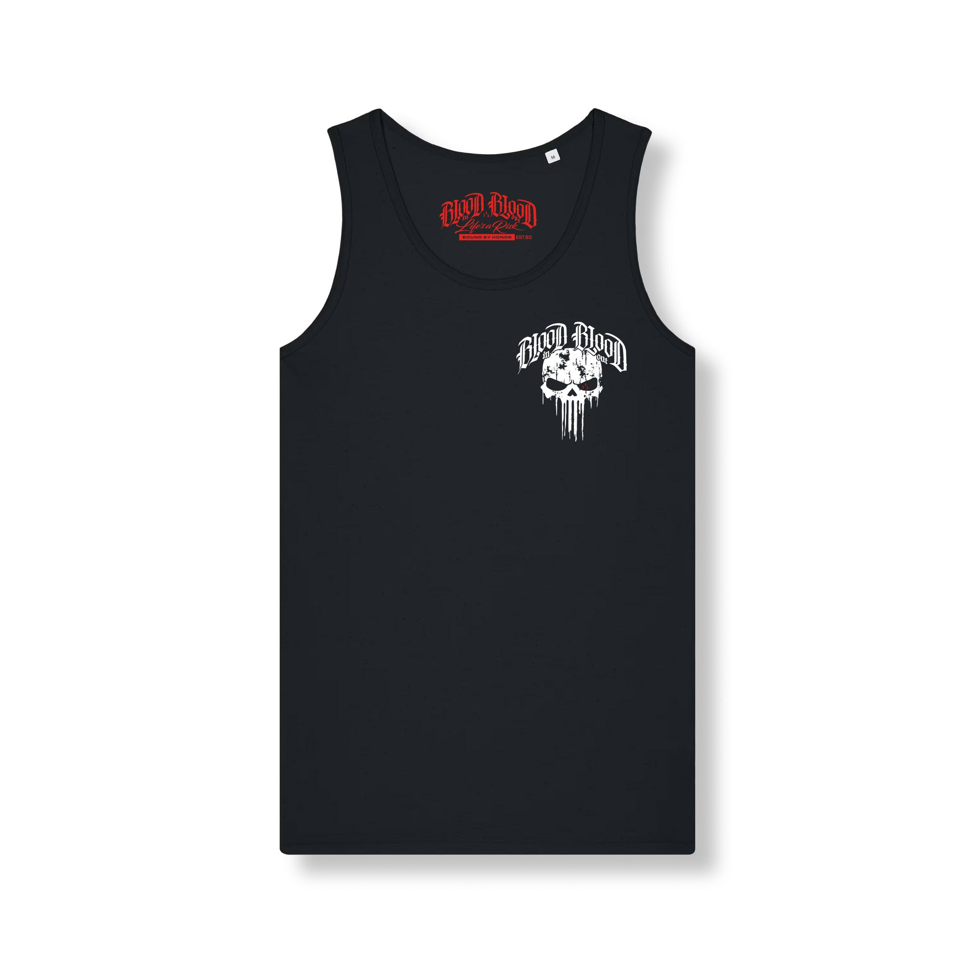 Skull Tank Top Black - Aneyone UG