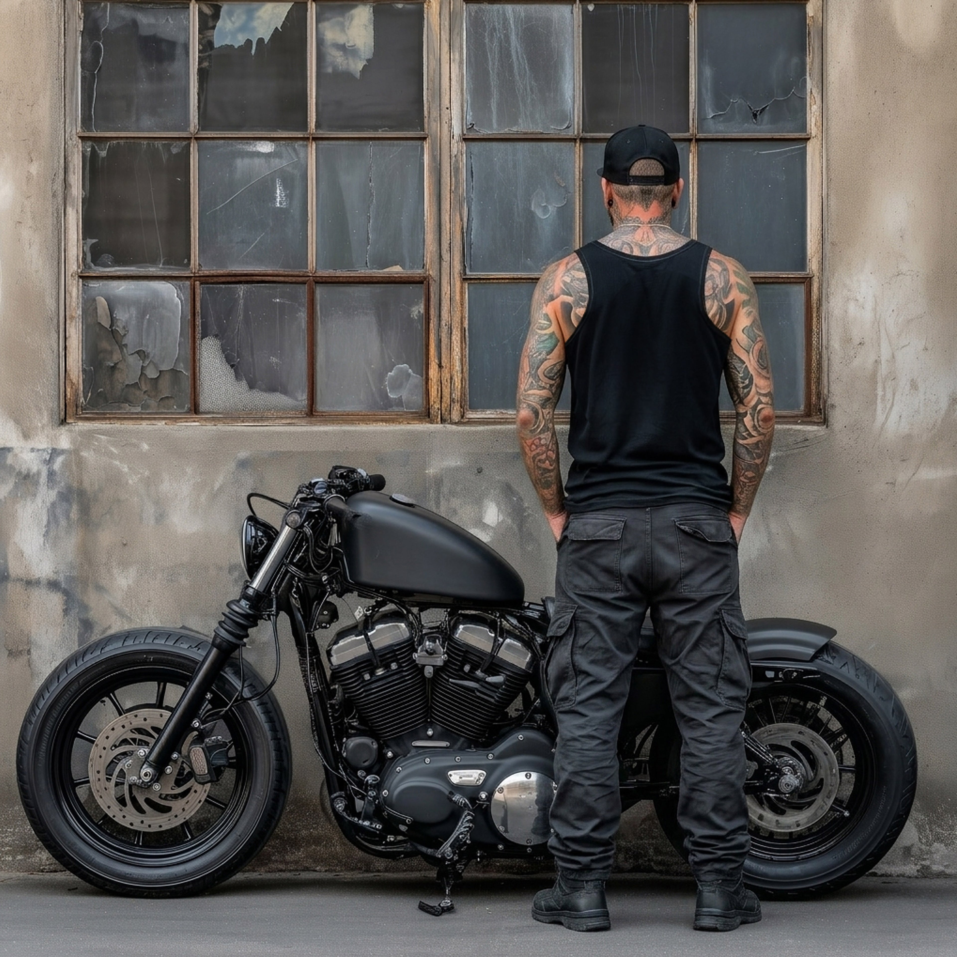 Motorcycle Life Tank Top Black - Aneyone UG