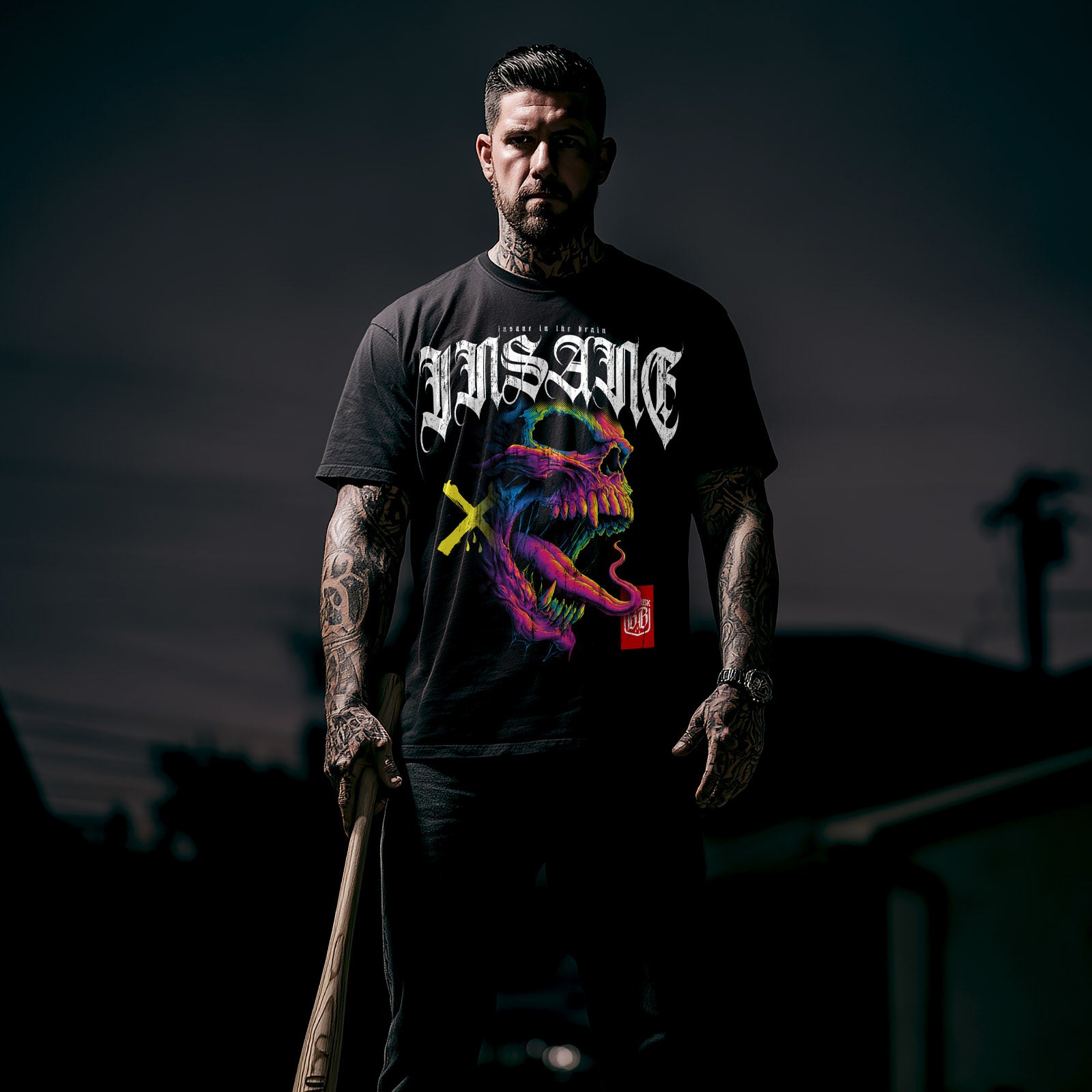 Insane Colours T-Shirt black - Aneyone UG