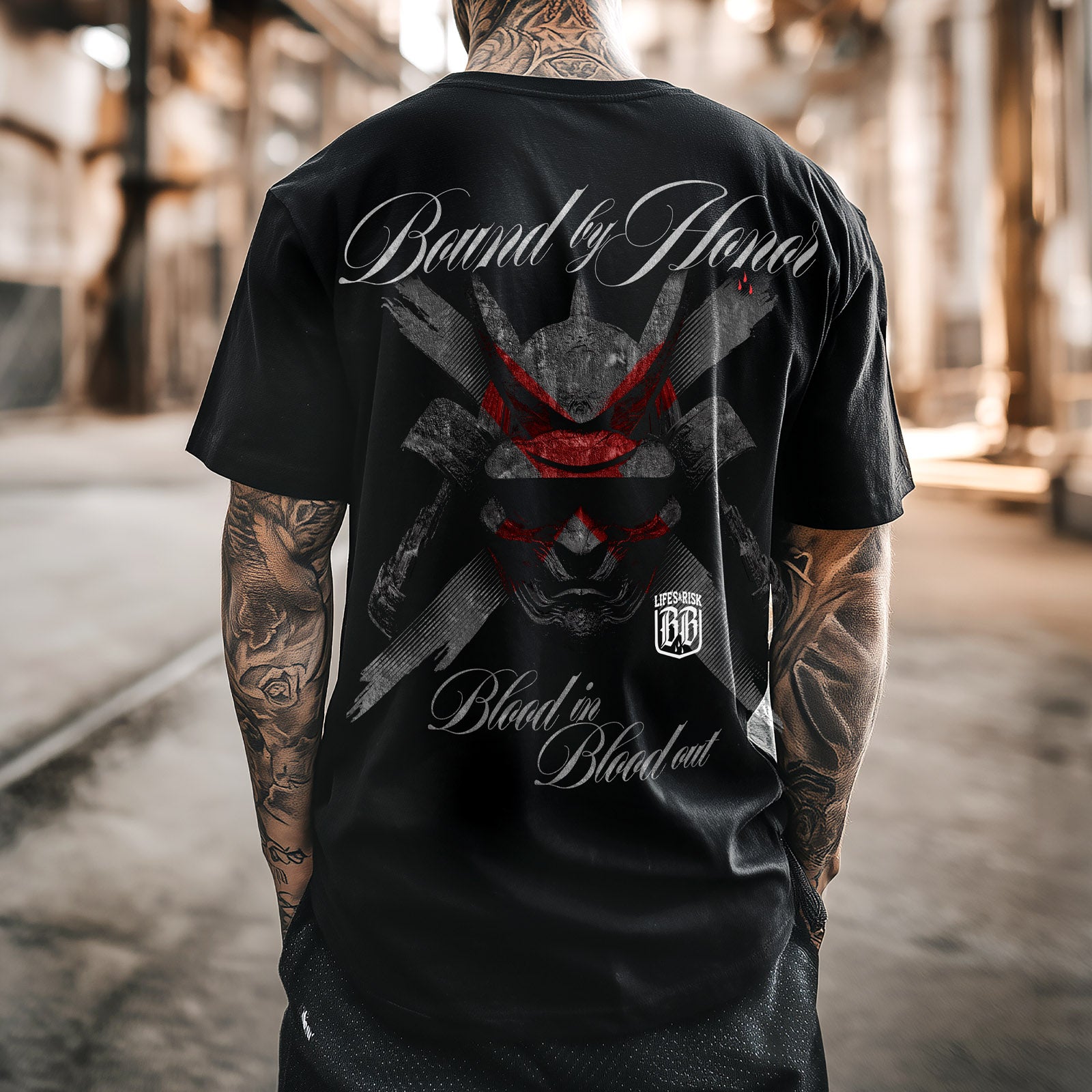 Samurai T-Shirt black - Aneyone UG