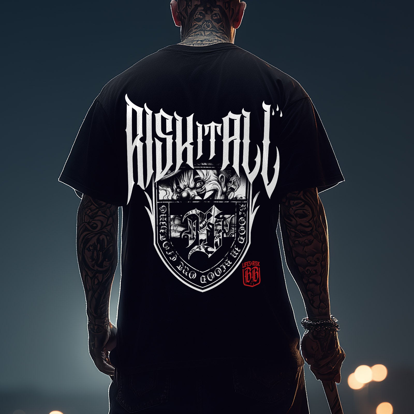 Risk It All T-Shirt black - Aneyone UG