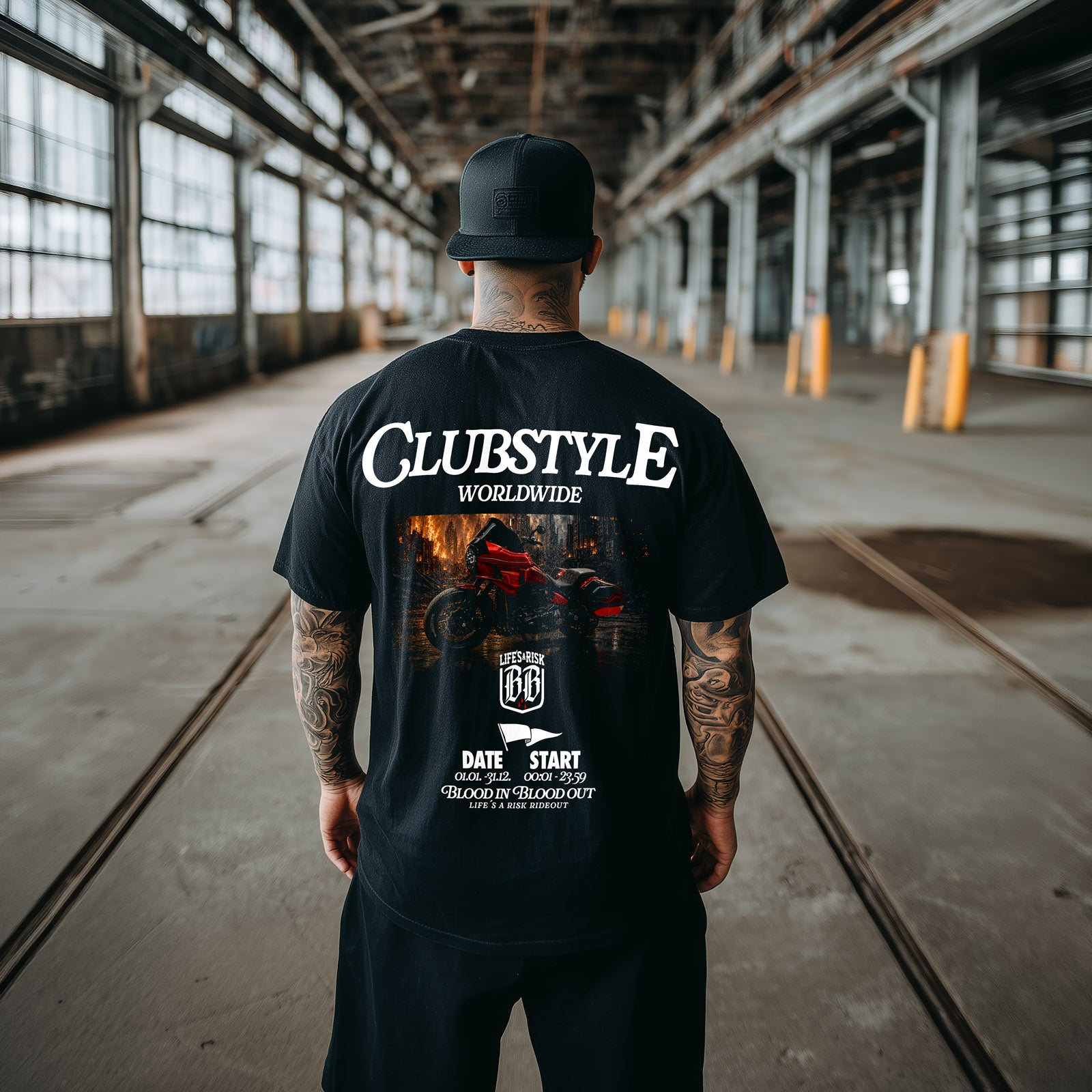 Clubstyle T-Shirt black - Aneyone UG