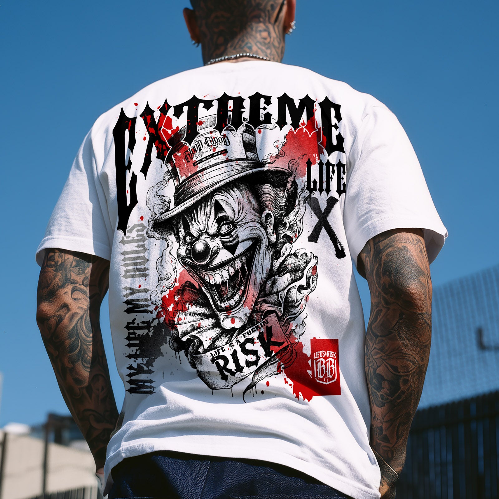 Extreme T-Shirt white - Aneyone UG