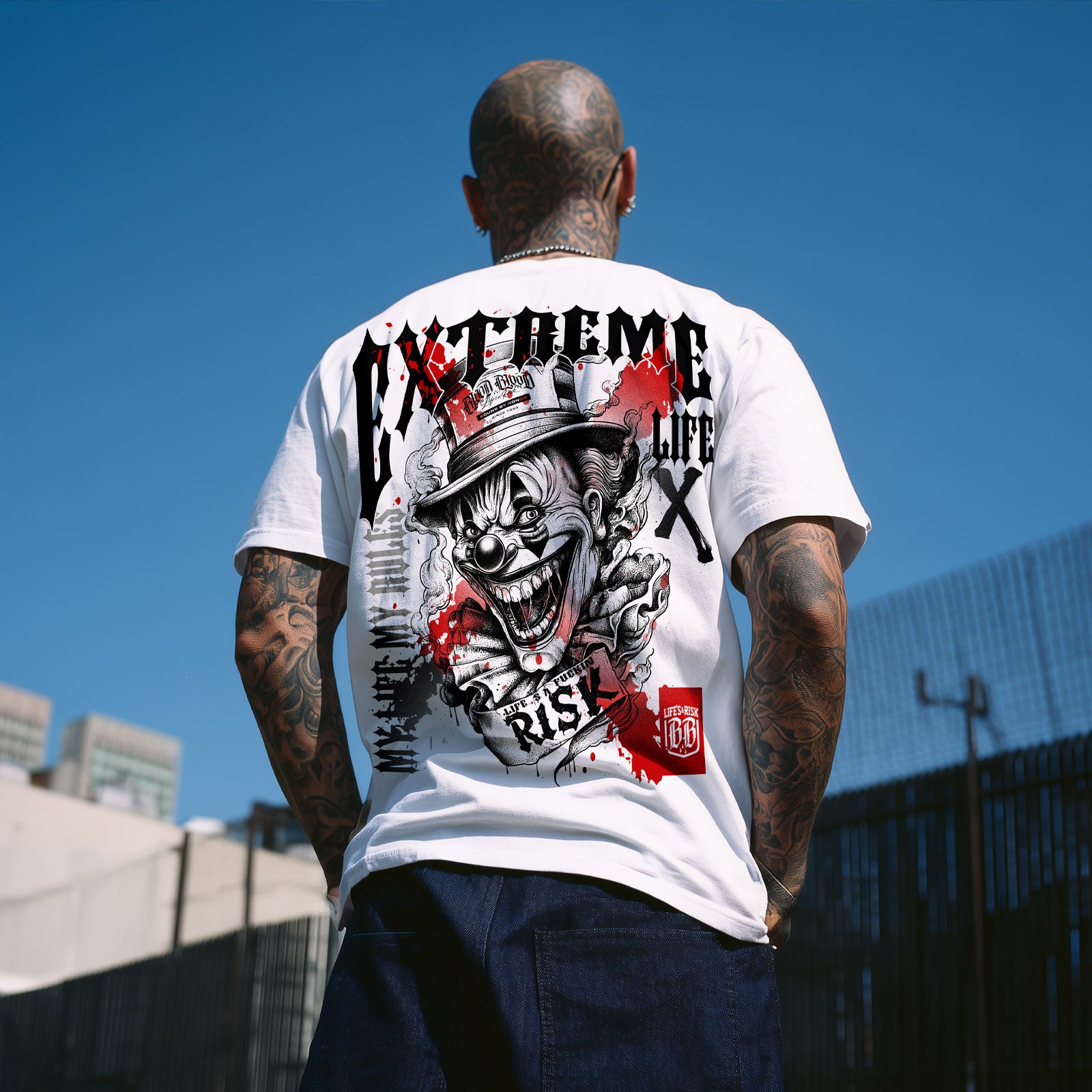 Extreme T-Shirt white - Aneyone UG