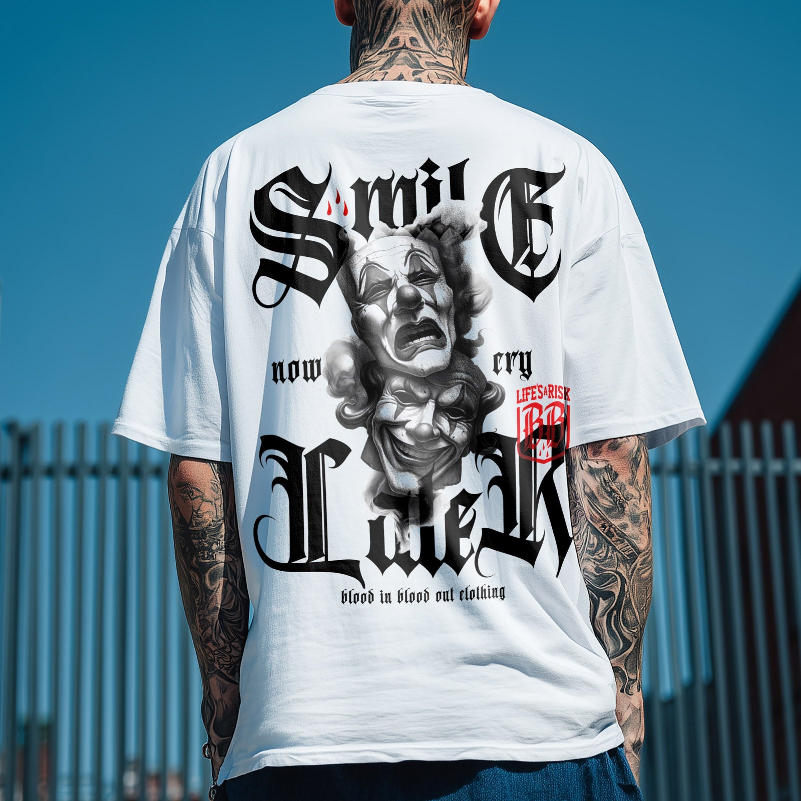 Don´t Cry T-Shirt white - Aneyone UG