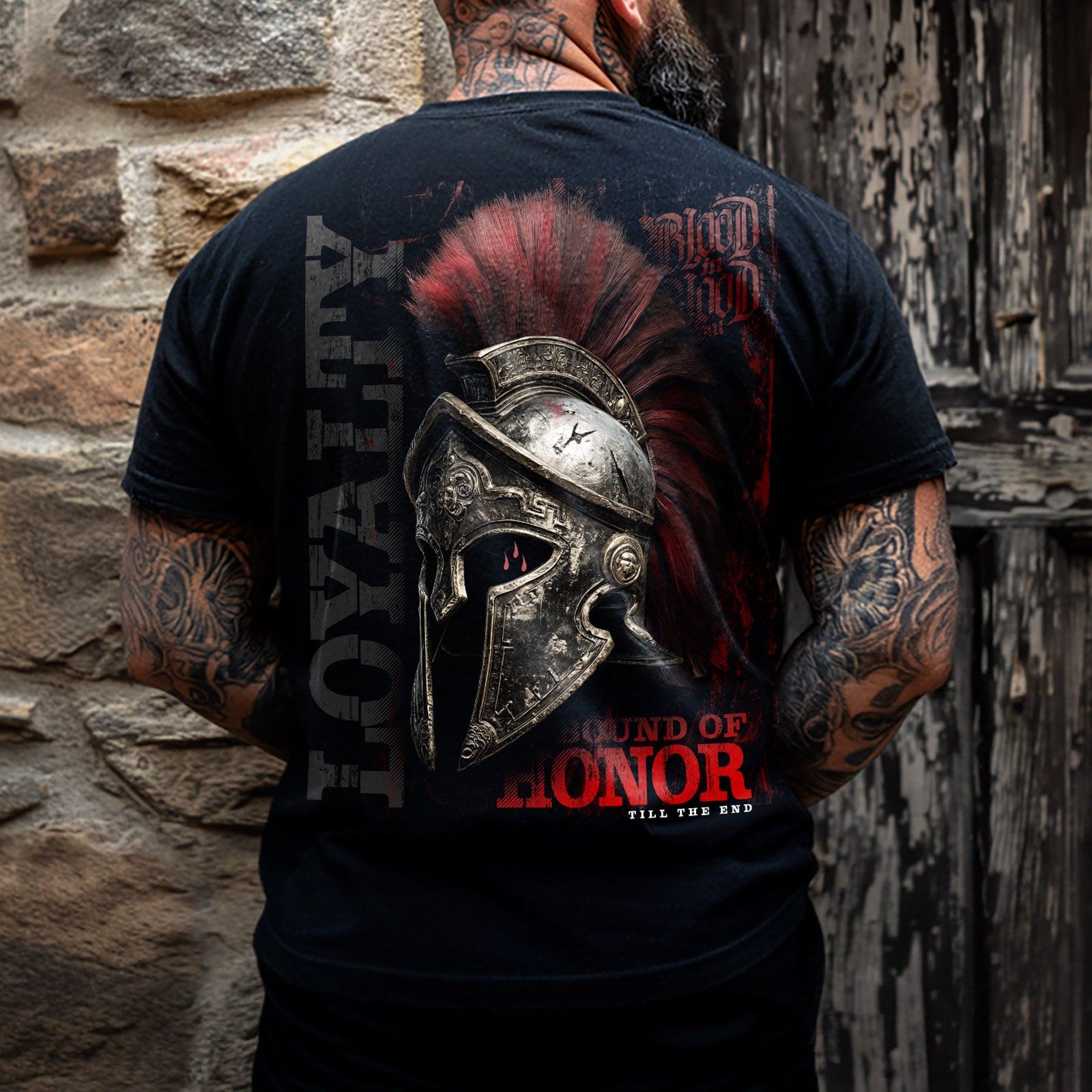 Spartan T-Shirt black - Aneyone UG