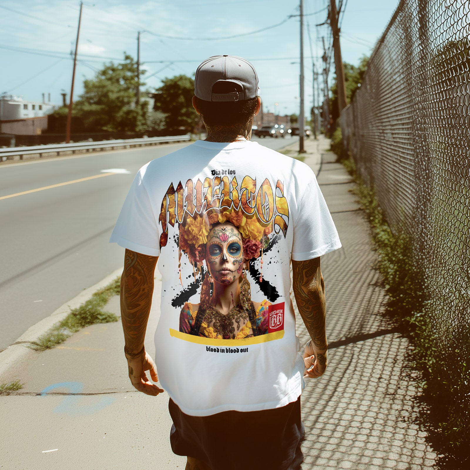 Muerte Colors T-Shirt white - Aneyone UG