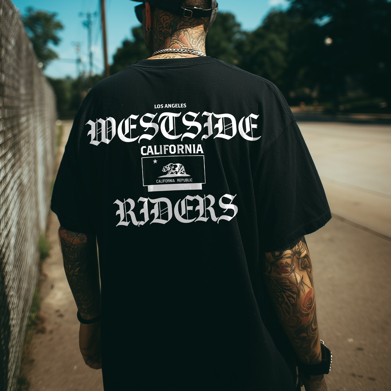 Westside Riders T-Shirt black - Aneyone UG