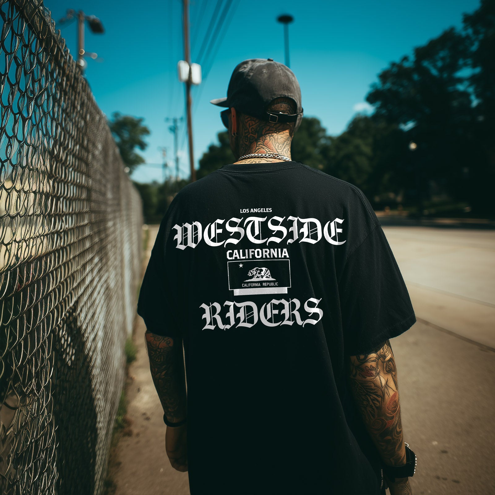 Westside Riders T-Shirt black - Aneyone UG