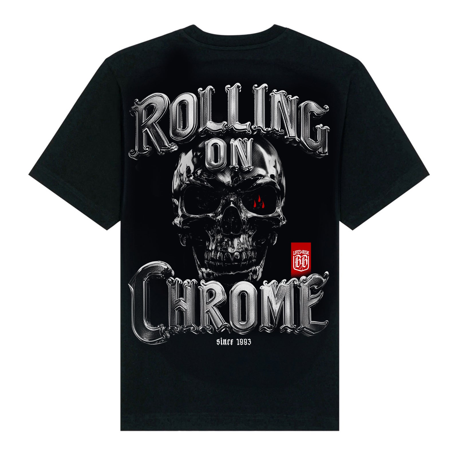 Rolling on Chrome T-Shirt black - Aneyone UG