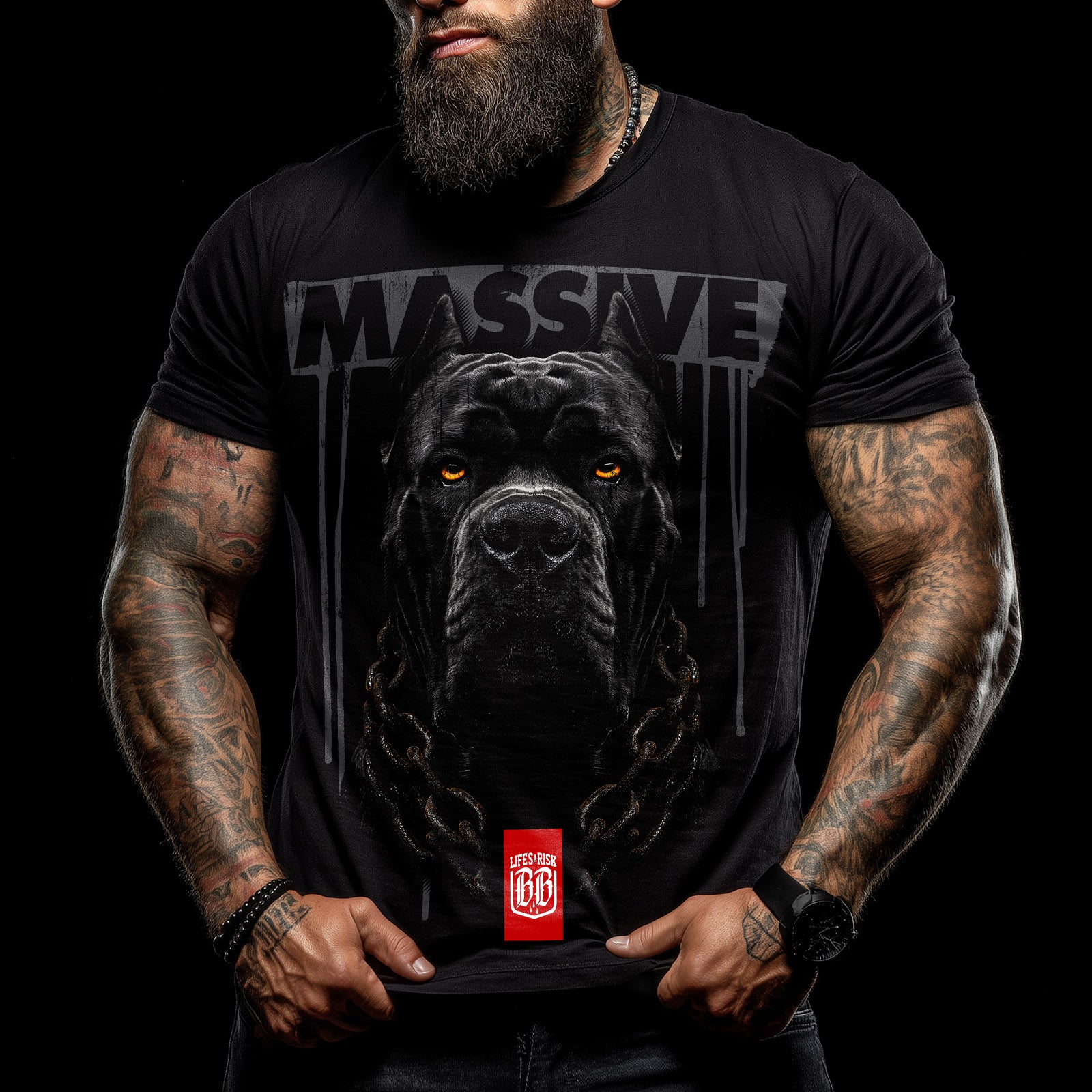 Massive T-Shirt black - Aneyone UG