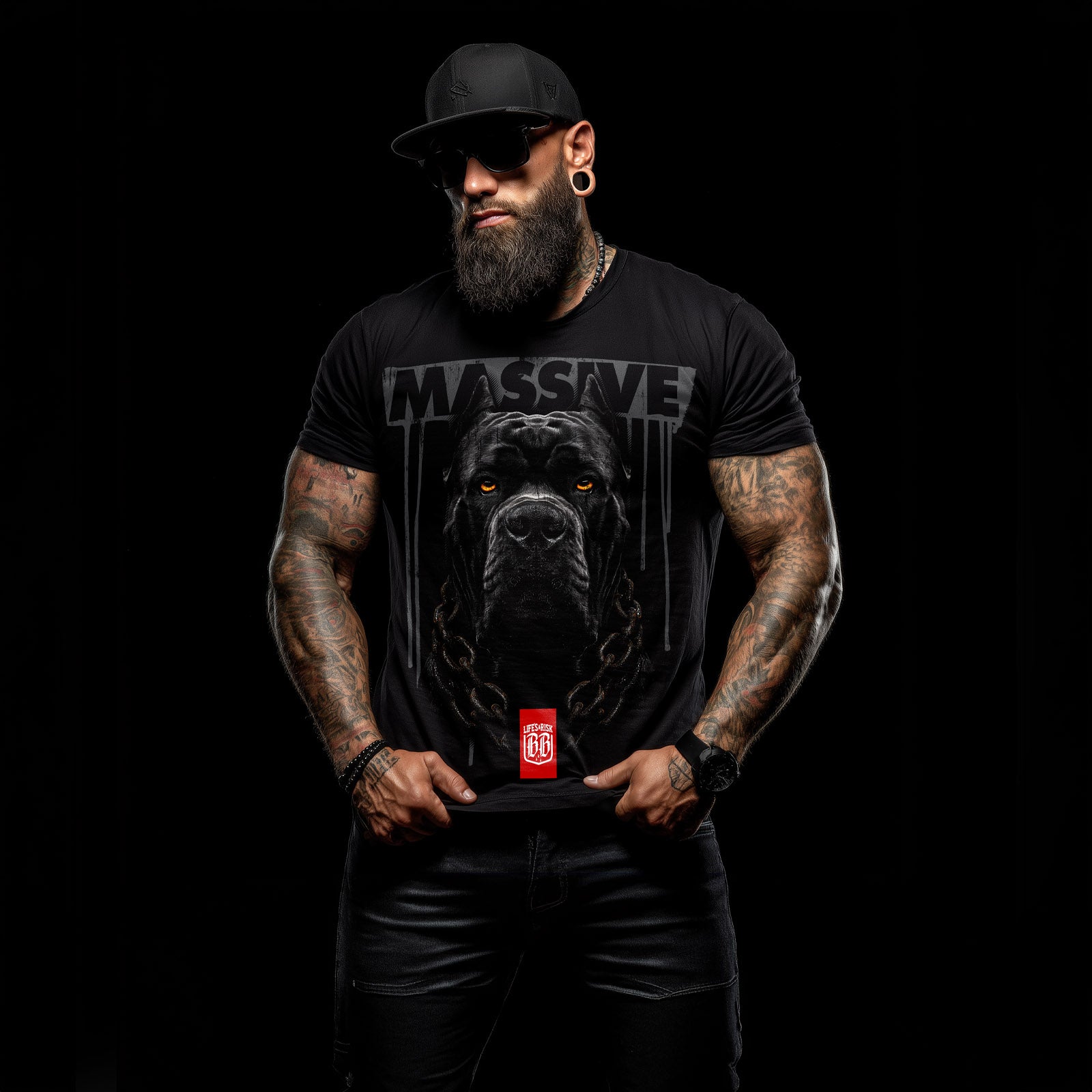 Massive T-Shirt black - Aneyone UG