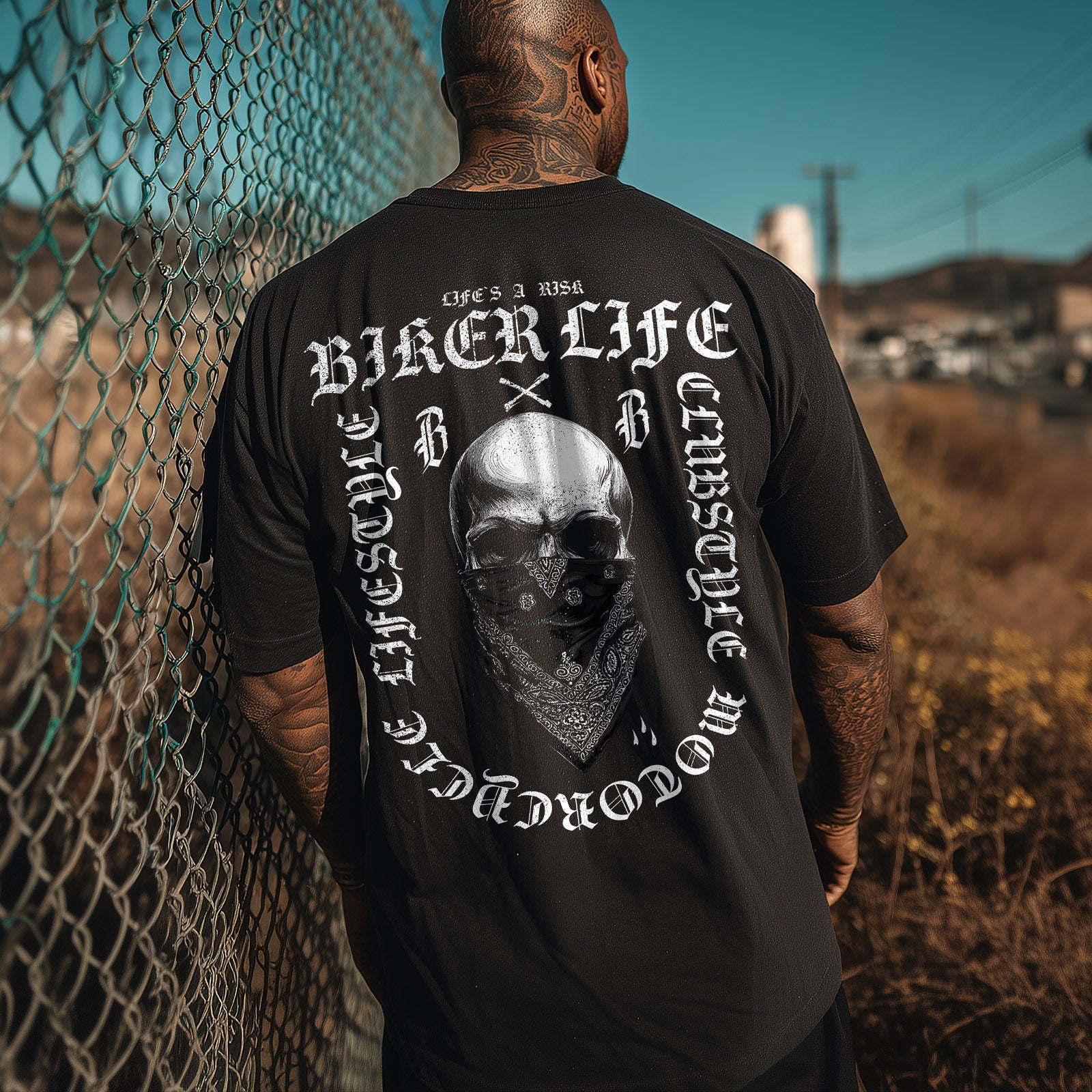 Biker Life T-Shirt black - Aneyone UG