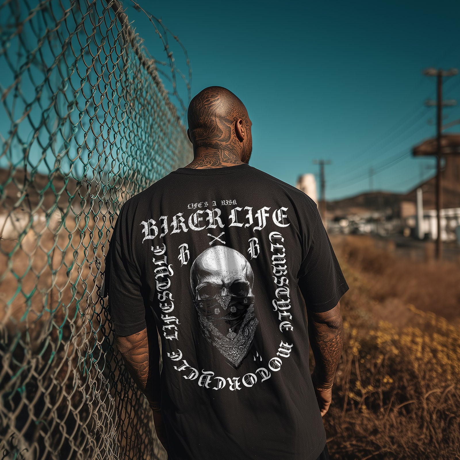 Biker Life T-Shirt black - Aneyone UG
