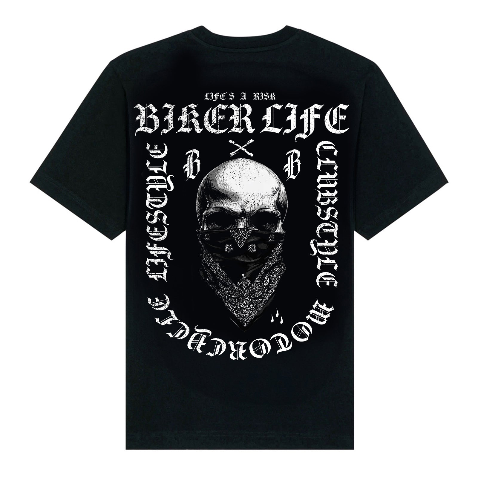 Biker Life T-Shirt black - Aneyone UG