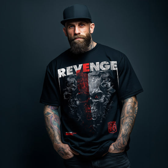Revenge Skull T-Shirt black - Aneyone UG