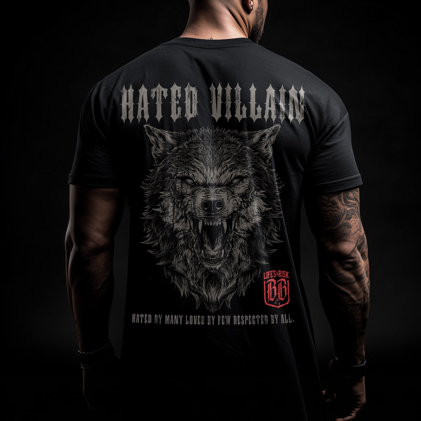 Hated Villain T-Shirt black - Aneyone UG