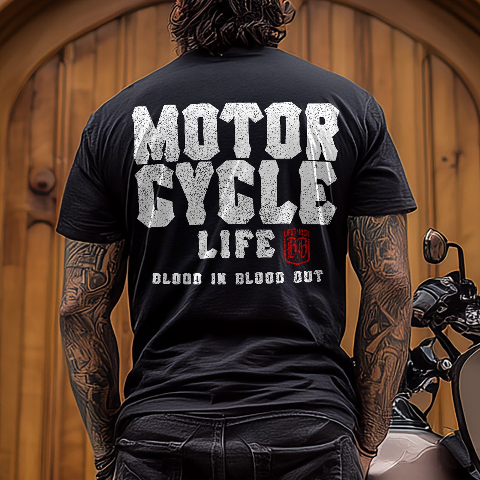 Motorcycle T-Shirt black - Aneyone UG